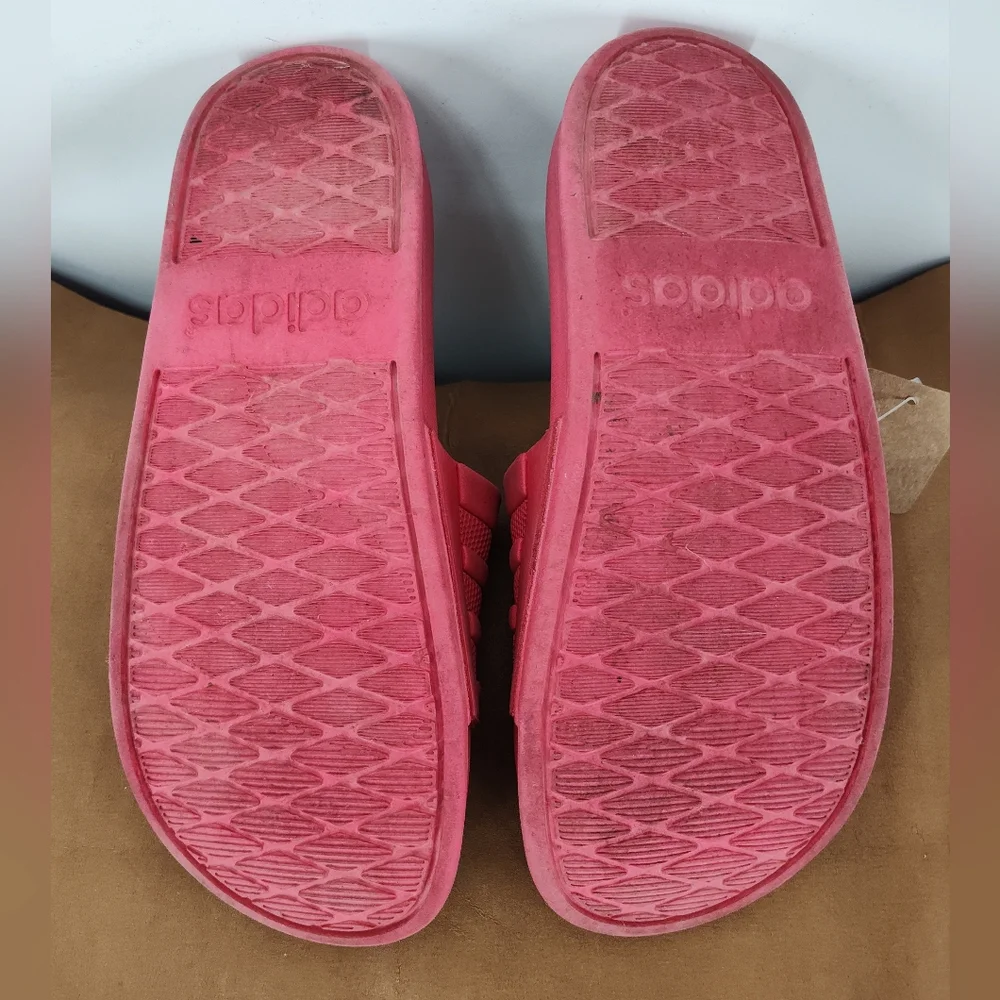 Adidas Kids Red Slide Sandals Size 6